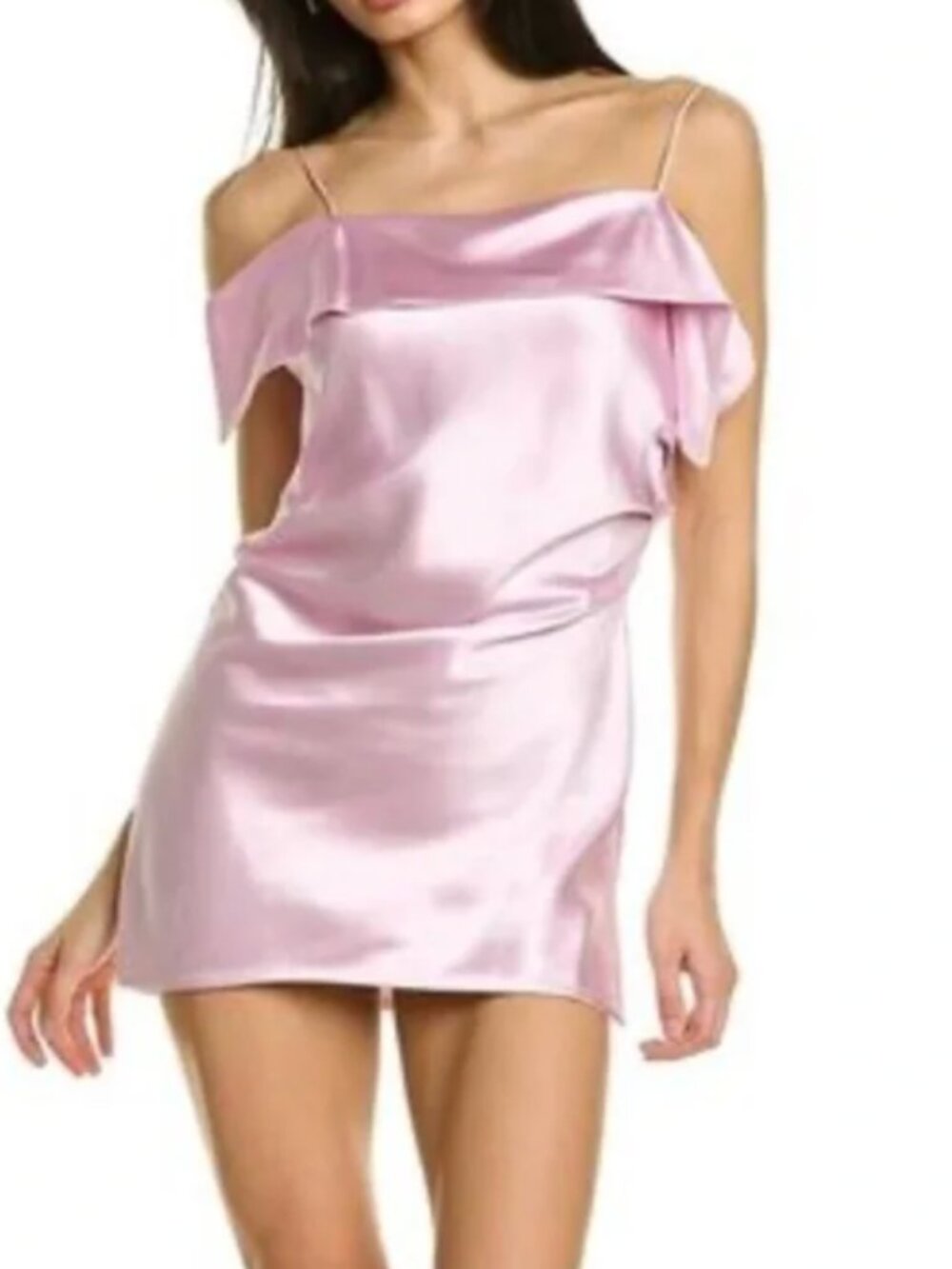 Helmut Lang pink silk dress